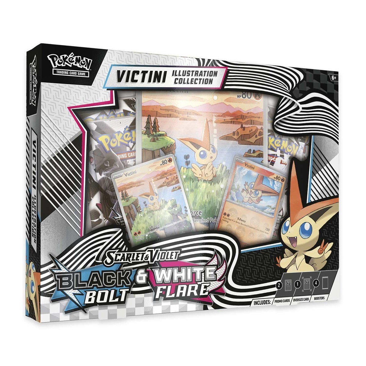 Scarlet & Violet: Black Bolt - Victini Illustration Collection